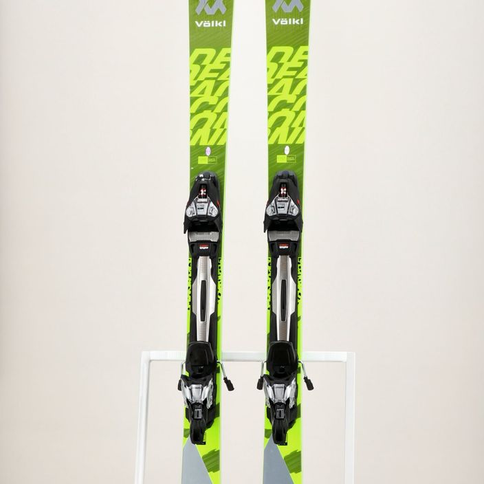 Гірські лижі Völkl Deacon 76 + rMotion3 12 GW зелений/неоновий зелений/перламутрово-білий 14