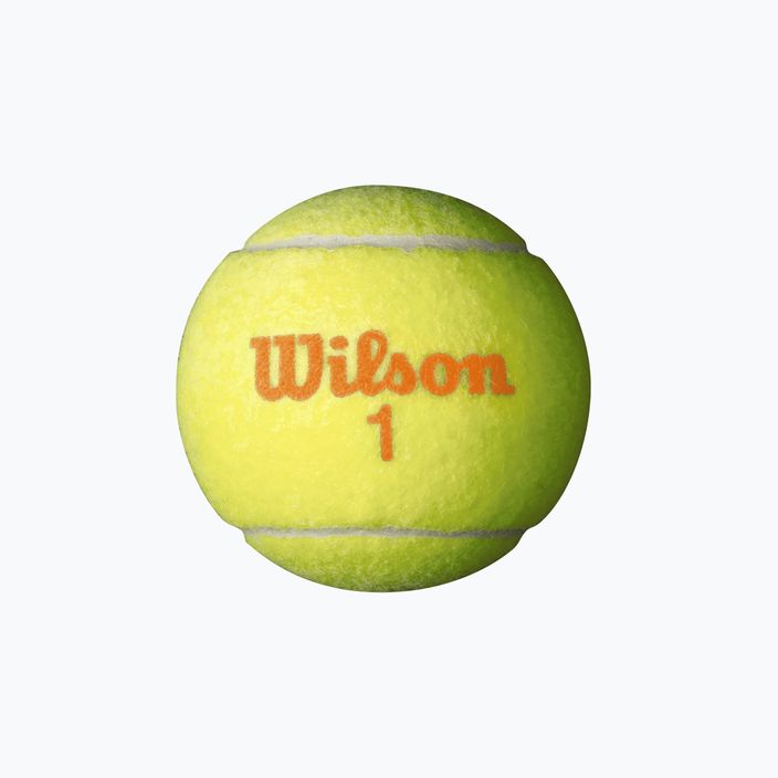 Тенісні м'ячі дитячі Wilson Starter Orange Tball 3 шт. жовті WRT137300 2