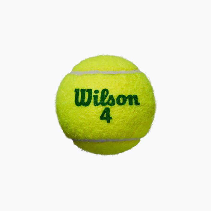 Тенісні м'ячі дитячі Wilson Starter Play Green 4 шт. жовті WRT137400 3