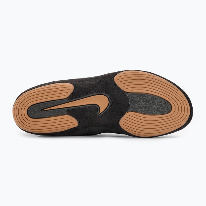 Чоловічі борцівські кросівки Nike Inflict 3 Limited Edition black/vegas gold 5