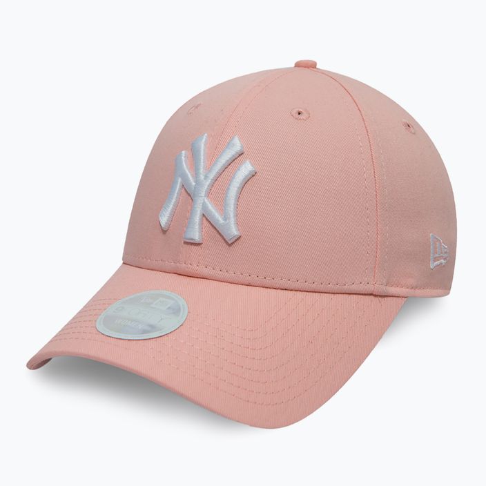 Бейсболка жіноча New Era Female League Essential 9Forty New York Yankees pastel pink