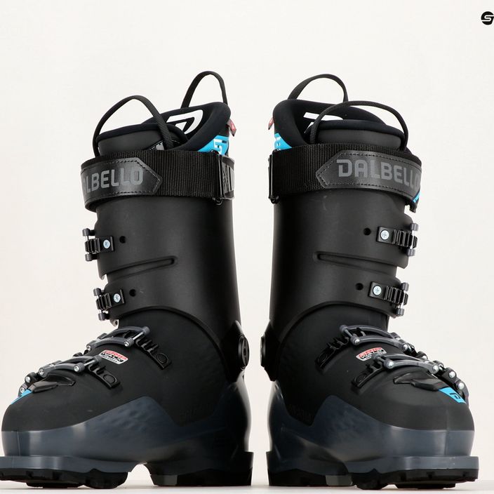 Гірськолижні черевики Dalbello Veloce 110 GW чорні/сіро-блакитні 13