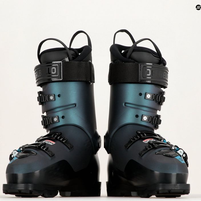 Жіночі гірськолижні черевики Dalbello Veloce 85 W GW чорні/опалово-зелені 15
