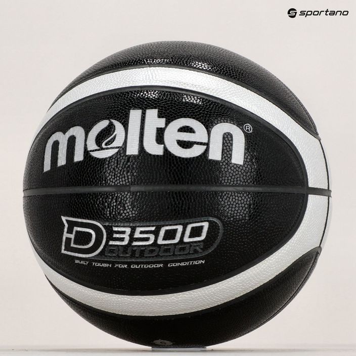 М'яч для баскетболу Molten B6D3500-KS black/silver розмір 6 6
