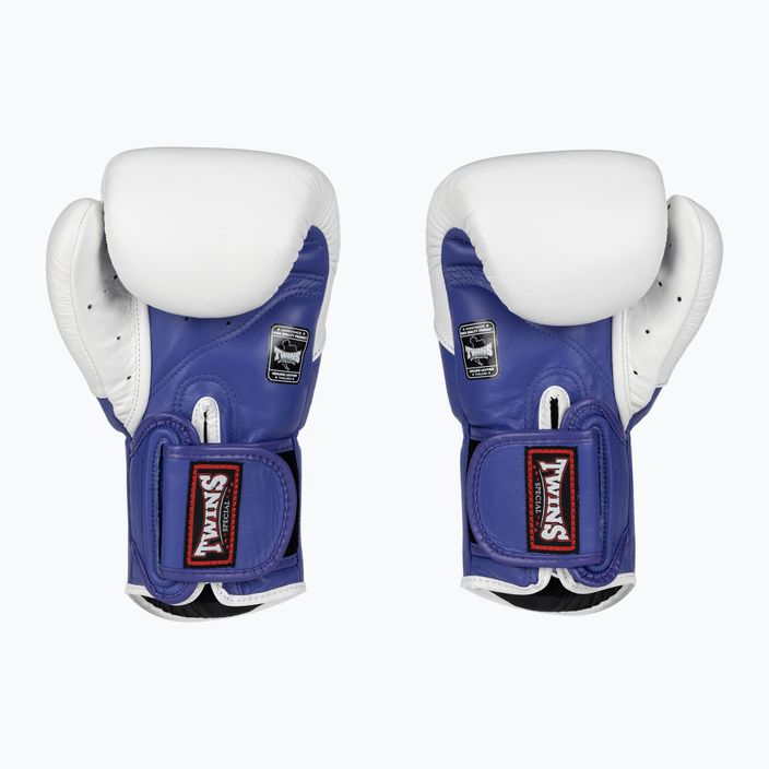Боксерські рукавички Twins Special BGVL6 білі/сині 2