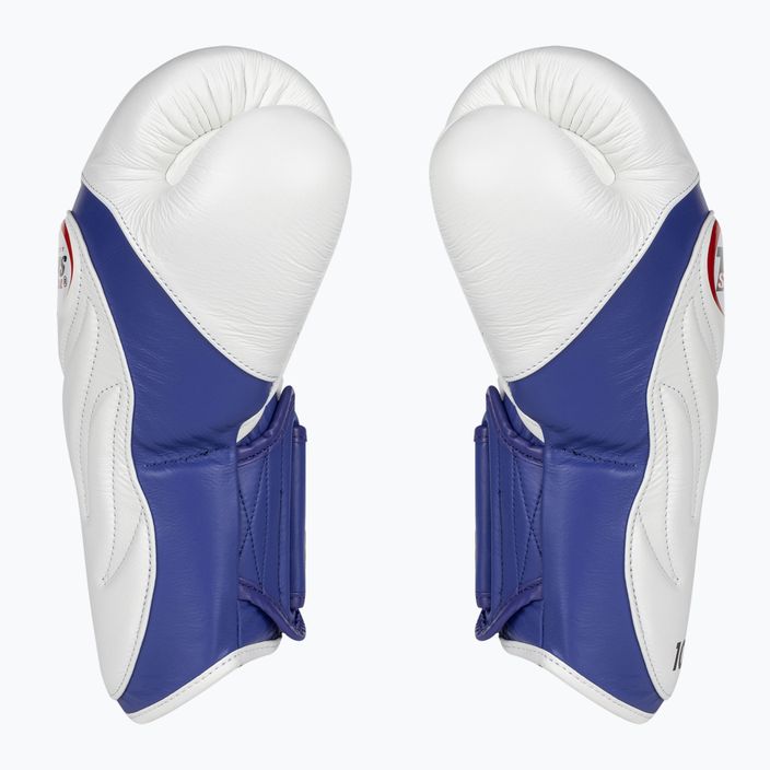Боксерські рукавички Twins Special BGVL6 білі/сині 3