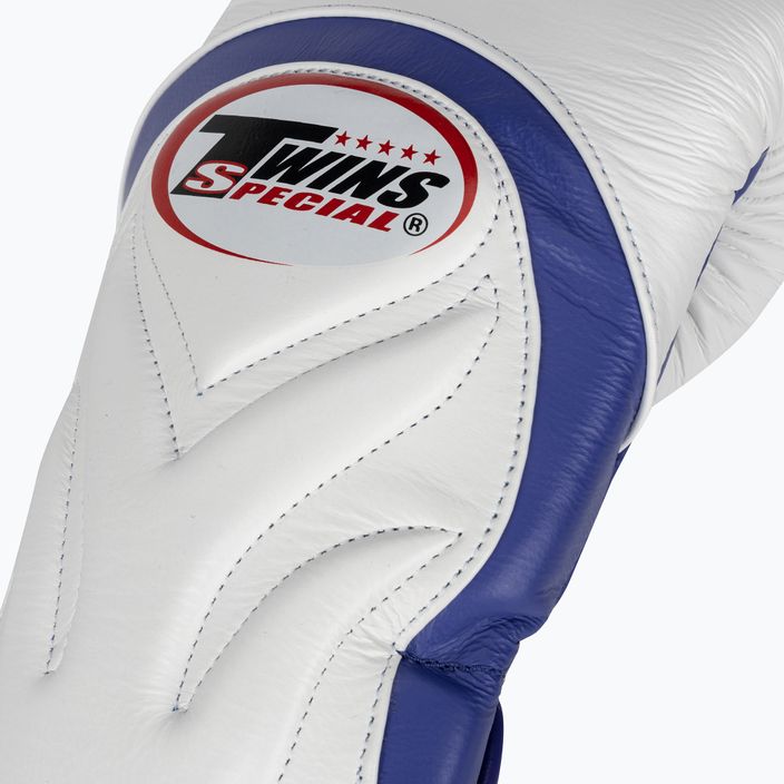 Боксерські рукавички Twins Special BGVL6 білі/сині 4