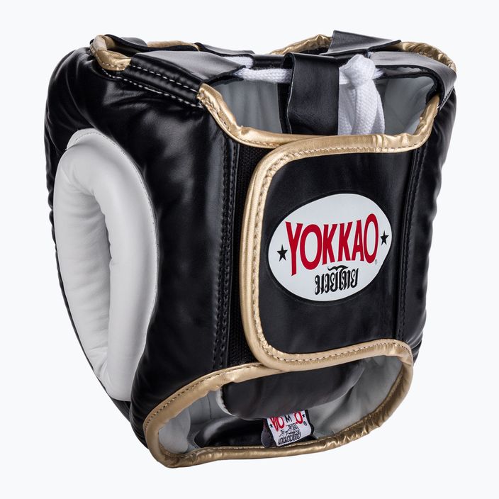 Шолом для бойових видів спорту YOKKAO Training Headguard чорний HYGL-1-1 2