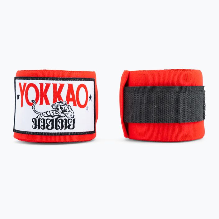 Бинти боксерські YOKKAO Premium червоні HW-2-2 3