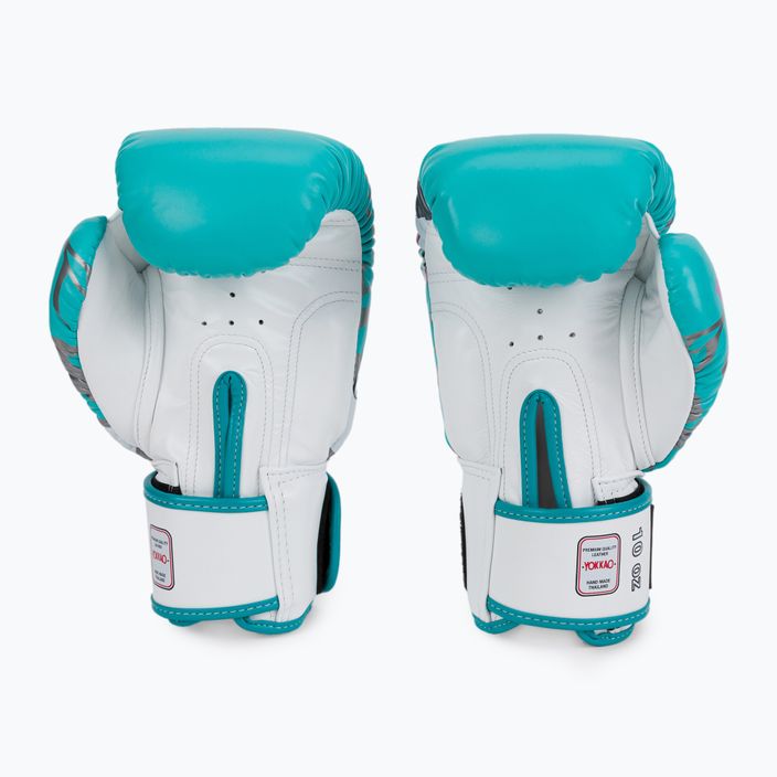 Рукавиці боксерські YOKKAO 90'S блакитні BYGL-90-5 2