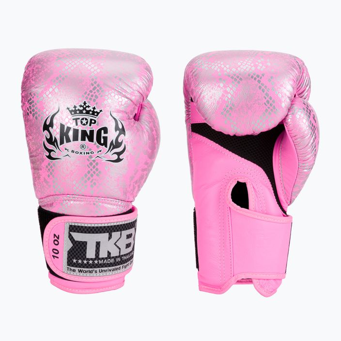 Рукавиці боксерські Top King Muay Thai Super Star „Air” рожеві TKBGSS 3