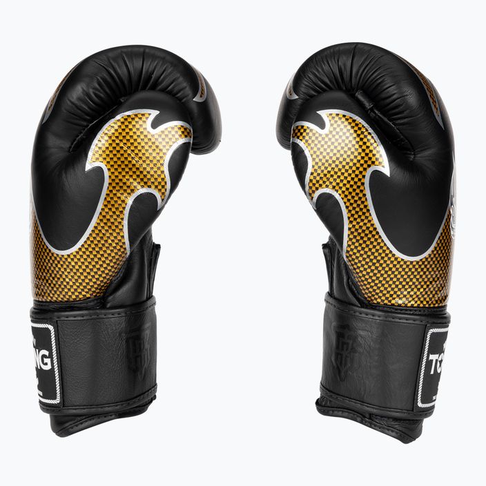 Боксерські рукавички Top King Muay Thai Empower чорні / золоті 3