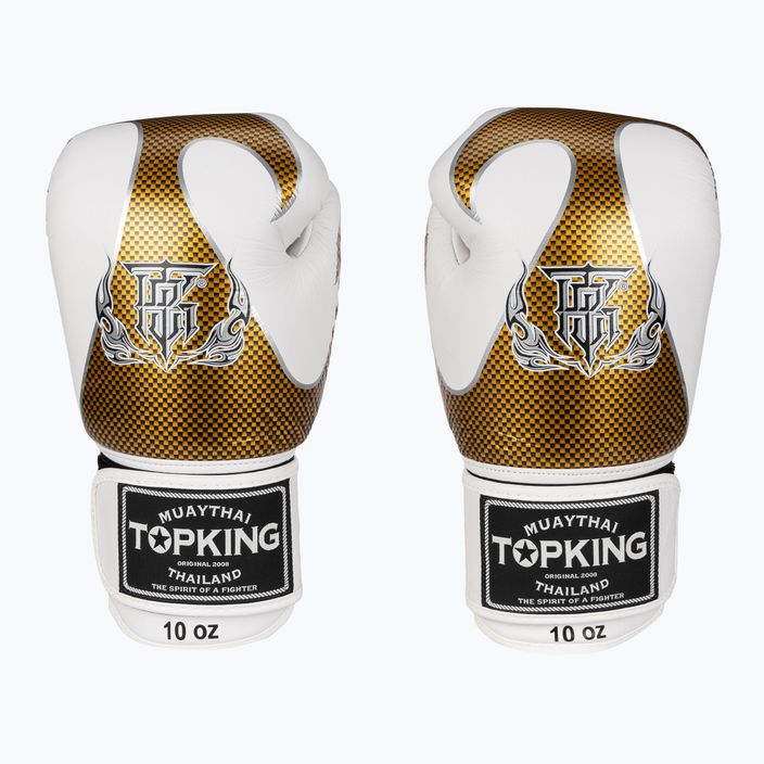 Боксерські рукавички Top King Muay Thai Empower білі / золоті