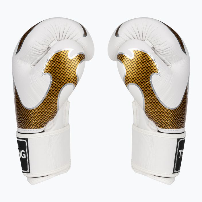 Боксерські рукавички Top King Muay Thai Empower білі / золоті 3