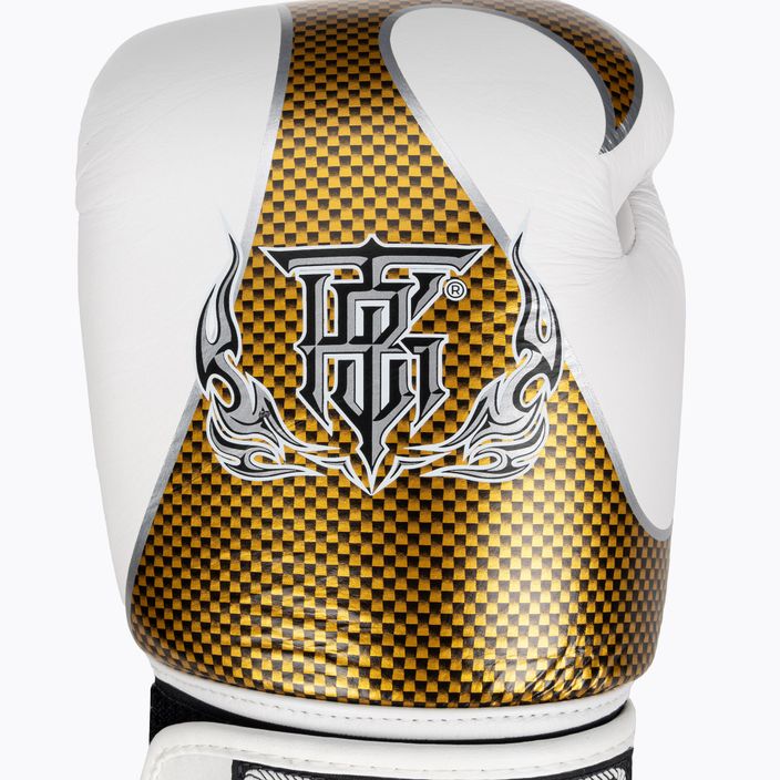 Боксерські рукавички Top King Muay Thai Empower білі / золоті 4