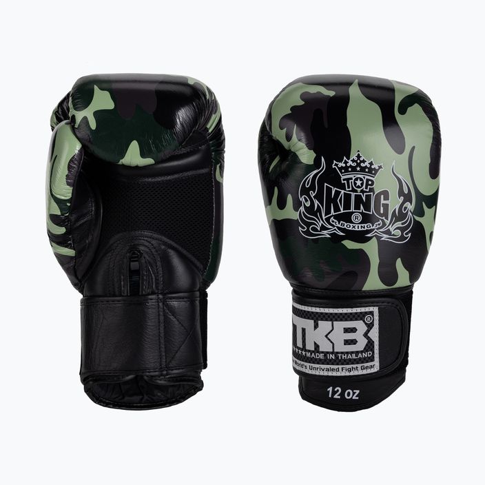 Рукавиці воксерські Top King Muay Thai Empower зелені TKBGEM-03A-GN