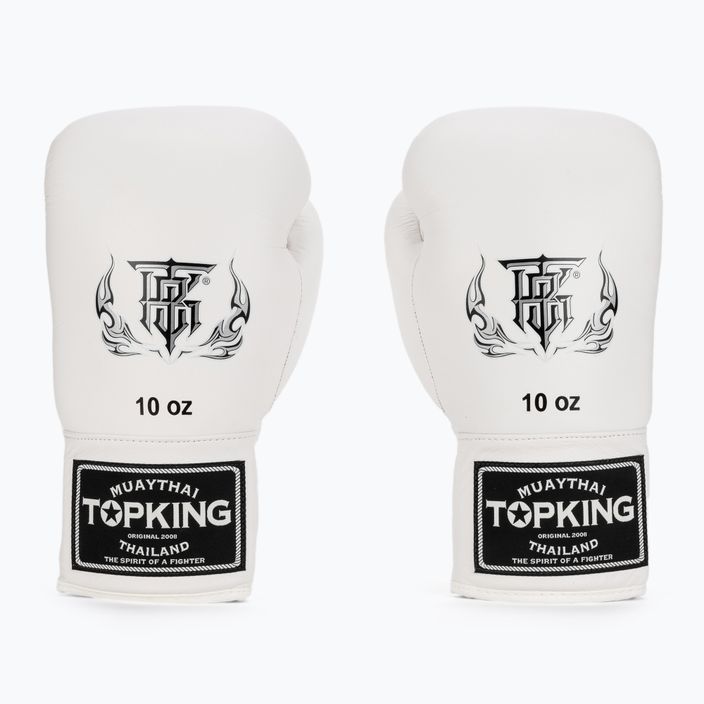 Боксерські рукавички Top King Muay Thai Pro білі