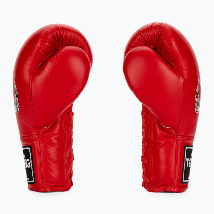 Боксерські рукавички Top King Muay Thai Pro червоні 3