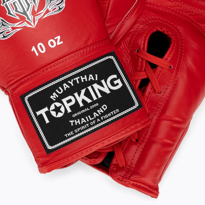 Боксерські рукавички Top King Muay Thai Pro червоні 5