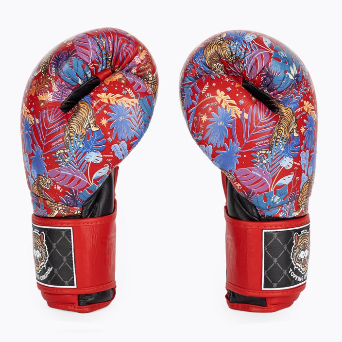 Рукавиці боксерські Top King Boxing Wild Tiger black/red 3