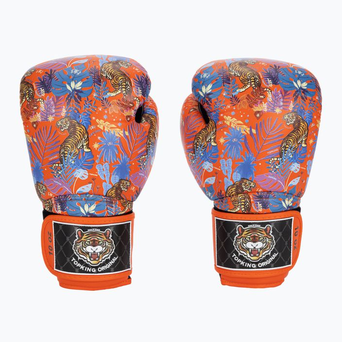 Рукавиці боксерські Top King Boxing Wild Tiger black/orange