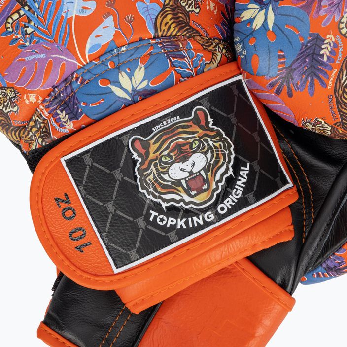 Рукавиці боксерські Top King Boxing Wild Tiger black/orange 4