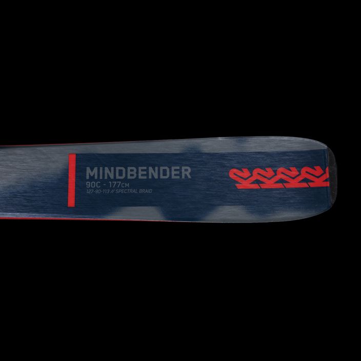 Лижі для скітуру K2 Mindbender 90C сіро-сині 10G0104.101.1 16