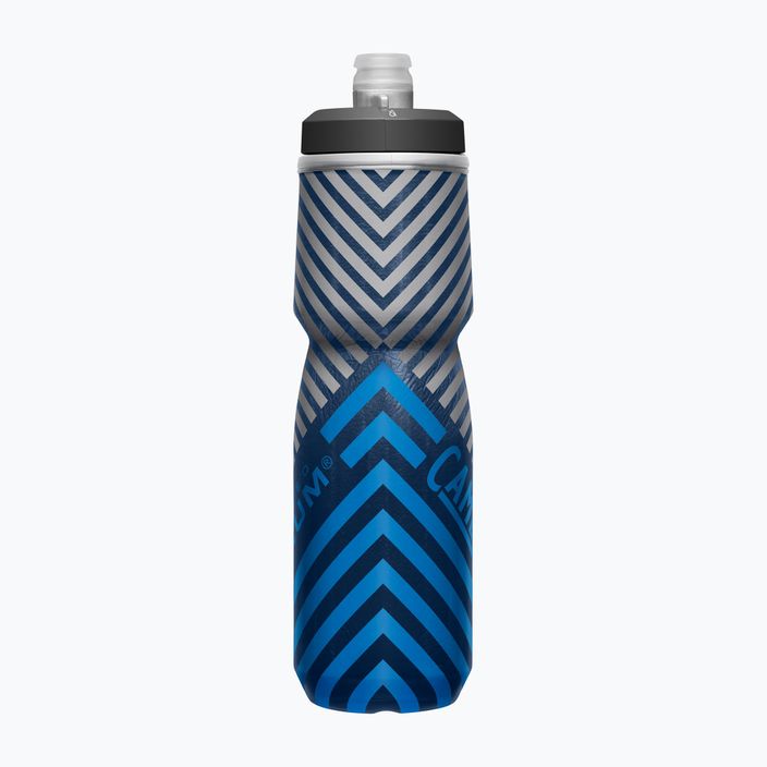 Пляшка велосипедна CamelBak Podium Chill 710 мл navy/ blue stripe 2