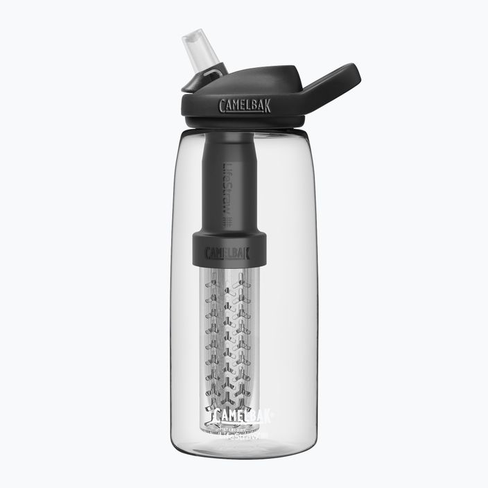 Пляшка туристична CamelBak Eddy+ z filtrem LifeStraw 1000 ml clear