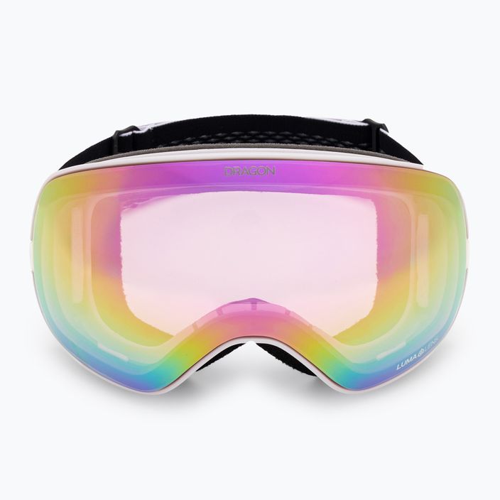 Гірськолижні окуляри DRAGON X2S бузковий / люмаленовий рожевий іон / темний дим 3