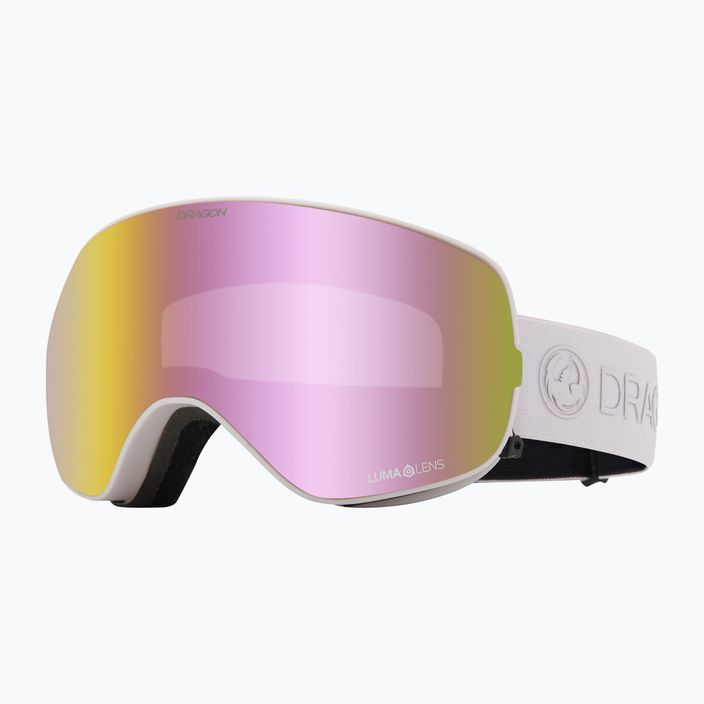 Гірськолижні окуляри DRAGON X2S бузковий / люмаленовий рожевий іон / темний дим 6