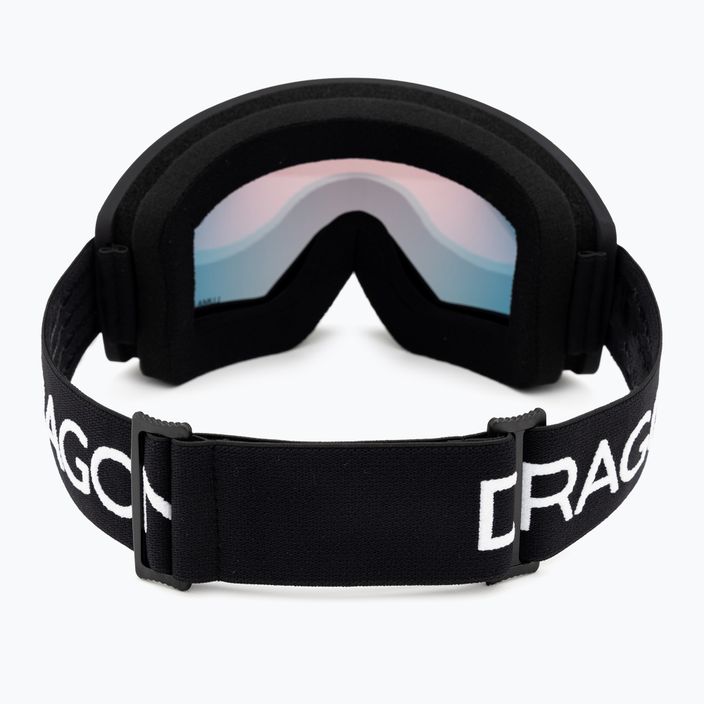 Гірськолижні окуляри DRAGON DX3 L OTG чорні / люмінесцентні червоні іонні 3