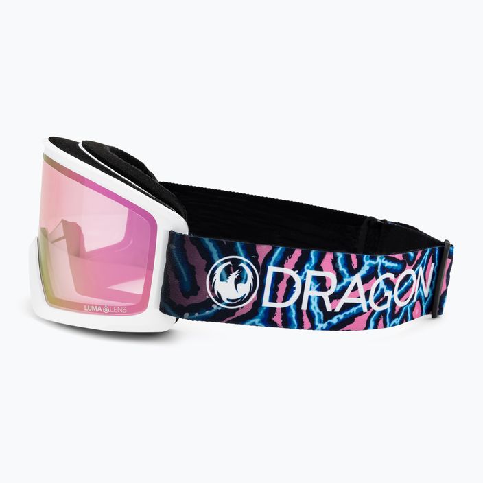 Гірськолижні окуляри DRAGON DX3 OTG риф/люмаленові рожеві іонні 4