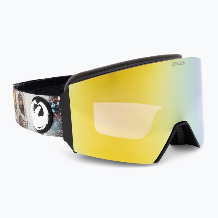 Гірськолижні окуляри DRAGON RVX MAG OTG bryan iguchi signature/lumalens gold andion/фіолетові 2