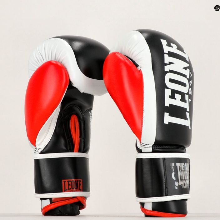 Боксерські рукавиці LEONE 1947 Logo Wacs Boxing nero/black 13