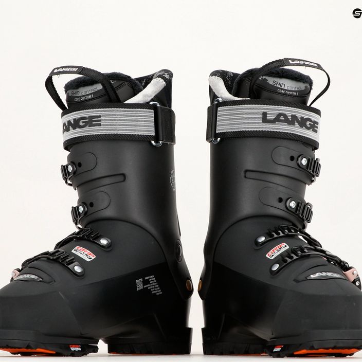 Жіночі гірськолижні черевики Lange Shadow 85 W LV GW чорні переробка 16