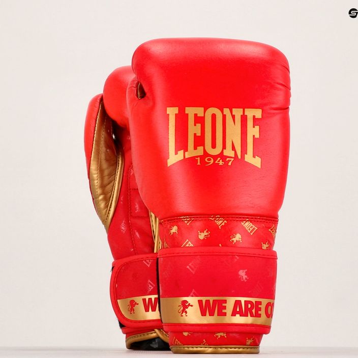Боксерські рукавиці LEONE 1947 Dna rosso/red 14