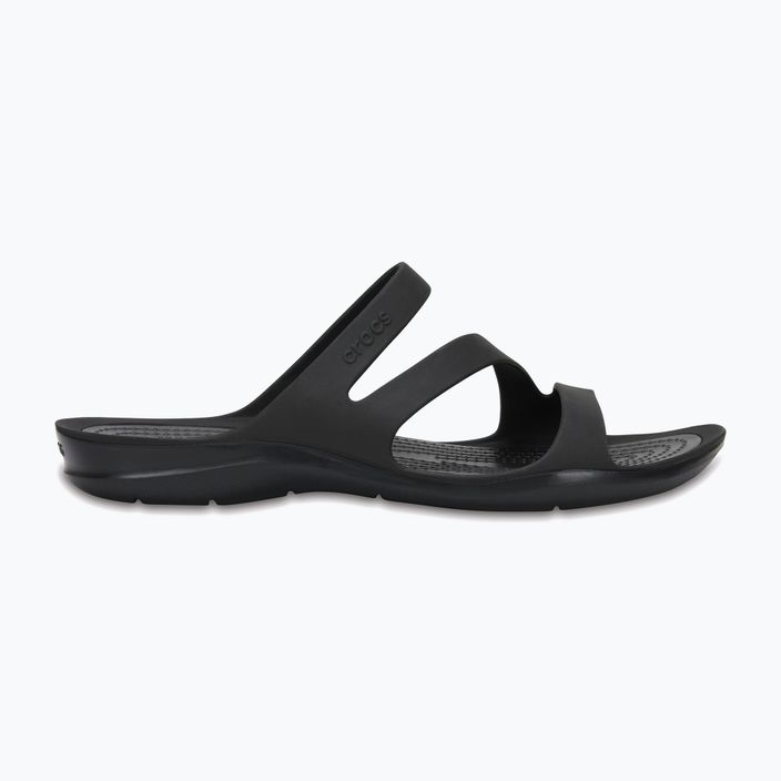 Шльопанці жіночі Crocs Swiftwater Sandal W black/black 11