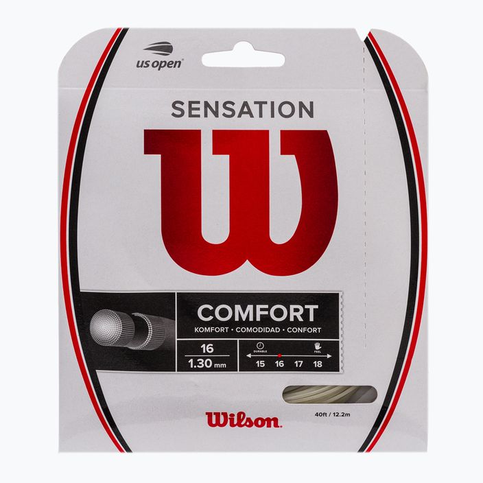 Струна для тенісу Wilson Sensation 16 12,2 м біла WRZ941000+