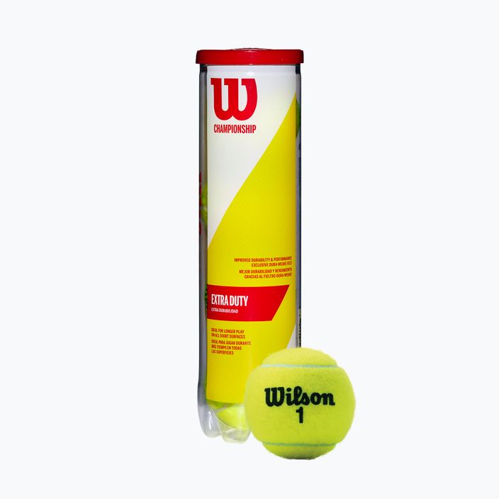 Тенісні м'ячі Wilson Champ Xd Tball 4 шт. жовті WRT110000
