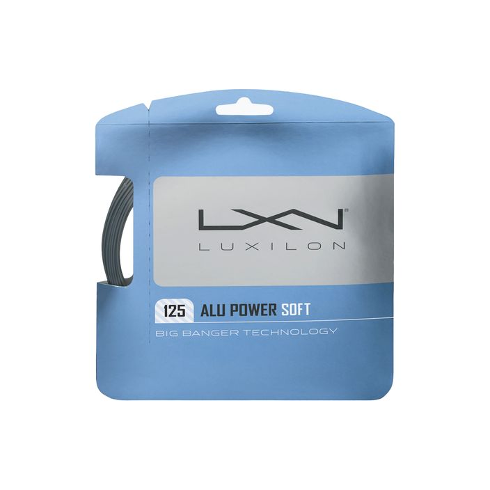 Тенісна струна Luxilon Alu Power Soft 125 12,2 m срібляста WRZ990101 2