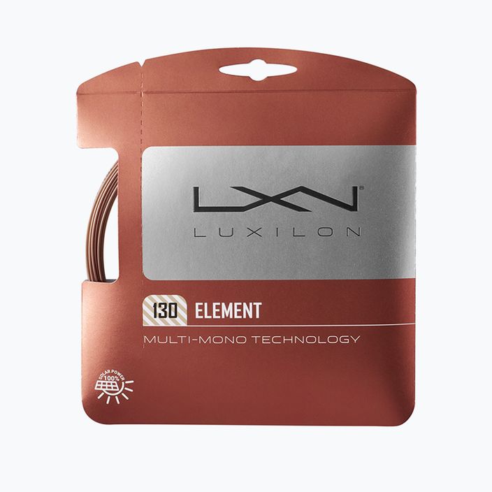 Тенісна струна Luxilon Element 130 Set12,2 m коричнева WRZ990109+