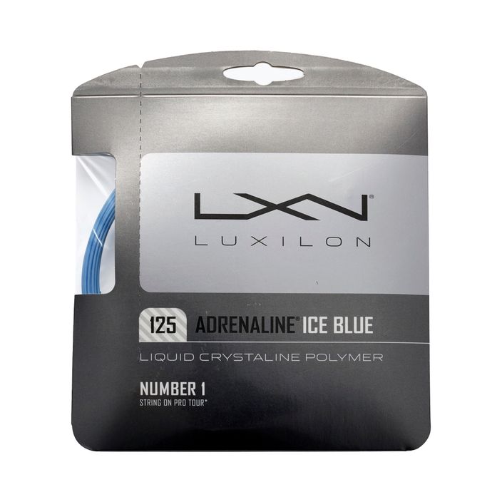 Тенісна струна Luxilon Adrenaline 125 Ice 12,2 m блакитна WRZ992501