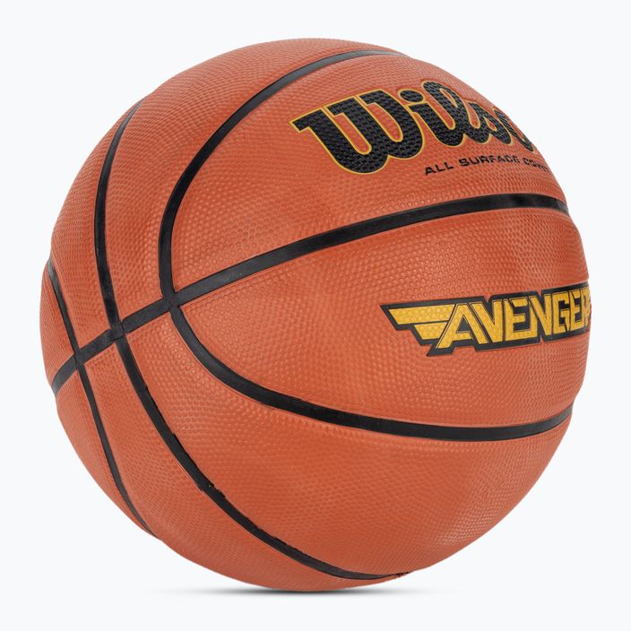 М'яч баскетбольний Wilson Avenger 295 orange розмір 7 2