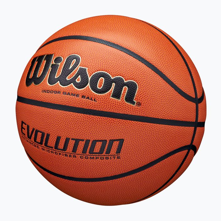 М'яч баскетбольний Wilson Evolution brown розмір 7 3