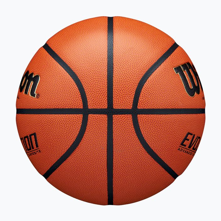 М'яч баскетбольний Wilson Evolution brown розмір 7 5