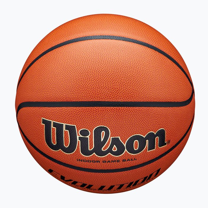 М'яч баскетбольний Wilson Evolution brown розмір 6 4