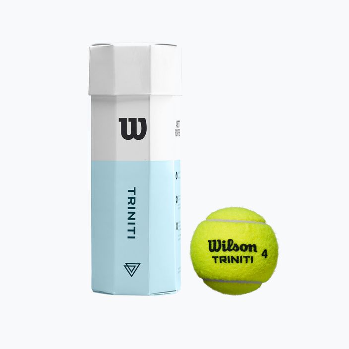 Тенісні м'ячі Wilson Triniti TBall 3 шт. жовті WRT125200+