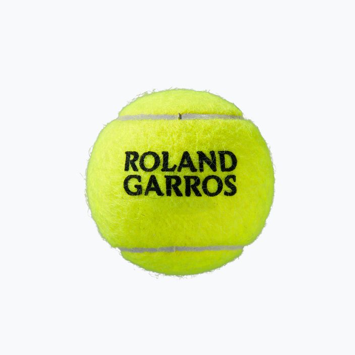 Тенісні м'ячі Wilson Roland Garros All Ct 3 шт. жовті WRT126400 3