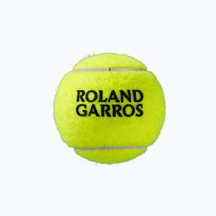Тенісні м'ячі Wilson Roland Garros Clay Ct 4 шт. жовті WRT115000 4